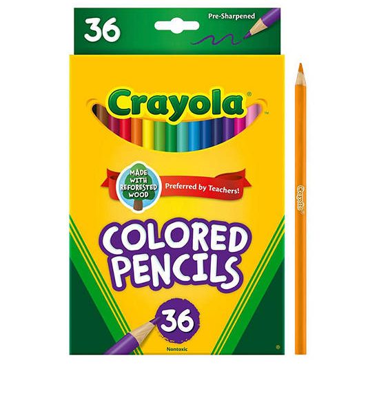 CRAYOLA Colored Pencil 36 count. 100% оригинал