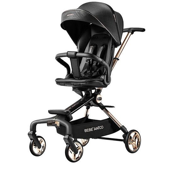 BEBE AMICO Stroller Serena T6 Black. 100% оригинал