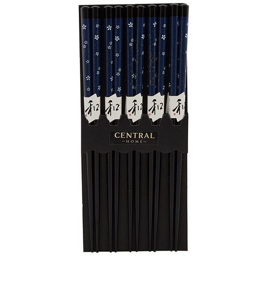 CENTRAL HOME Bamboo Chopsticks Small Flower Blue. 100% оригинал