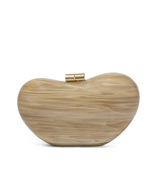 SIMKHAI Women Clutch Shadow Horn Ivory. 100% оригинал