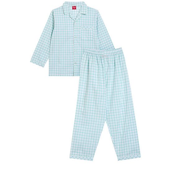 ANGEL KIDS Boy Pyjamas Shirt Long Sleeves + Pants Scott Light Green. 100% оригинал