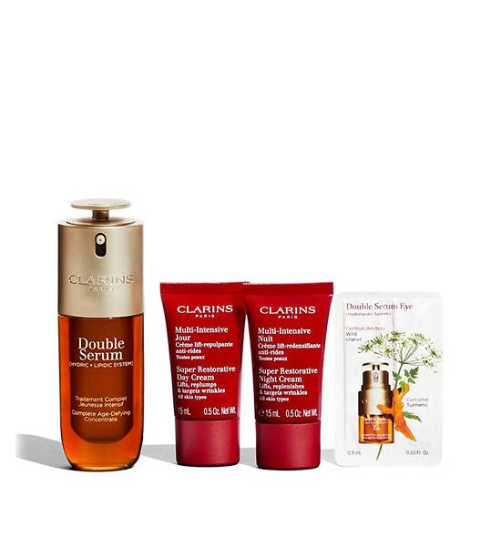 CLARINS Double Serum & Super-Restorative Set. 100% оригинал