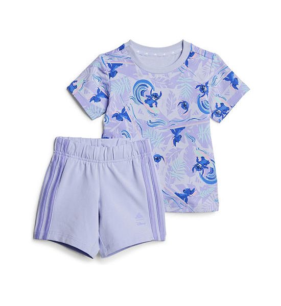 ADIDAS KIDS Unisex Infant T-Shirt + Shorts Set Adidas Disney Lilo & Stitch. 100% оригинал