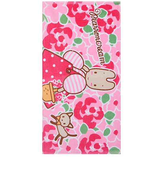 SANRIO Towel Maron Cream Bloom Size 16x32 in Multi-Color. 100% оригинал