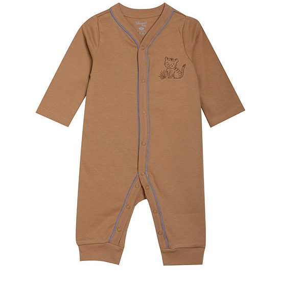 Angel Baby Boy Toddler Jumpsuit Short Sleeve Brown. 100% оригинал