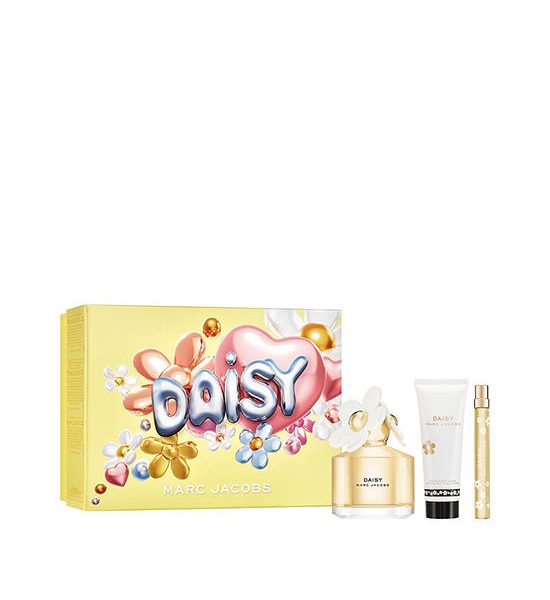 MARC JACOBS Women Fragrance Set Spring 25 Daisy Eau de Toilette 100 mL, Daisy Eau de Toilette Body Lotion 75 mL, Daisy Eau de Toilette Pen Spray 10 mL. 100% оригинал