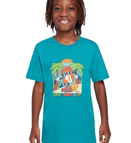NIKE KIDS Unisex Kids T-Shirt Boxy 3. 100% оригинал