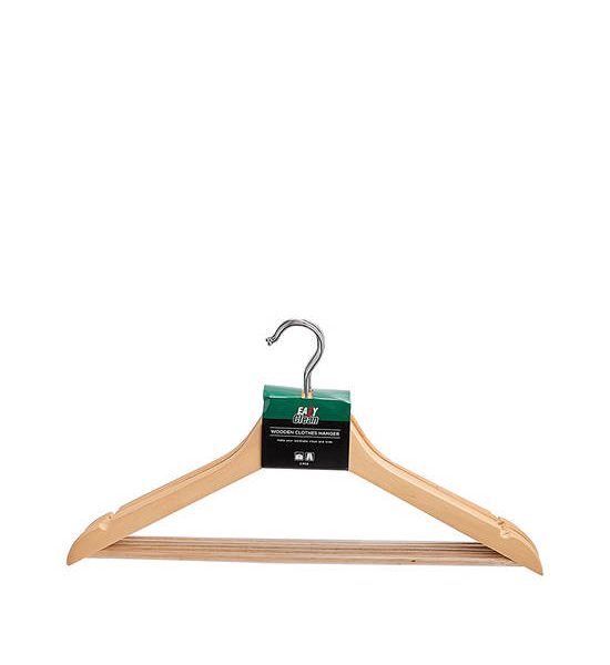 Eazy Clean Clothes Hanger Matte Pack 5 pcs 44.5 cm Natural. 100% оригинал