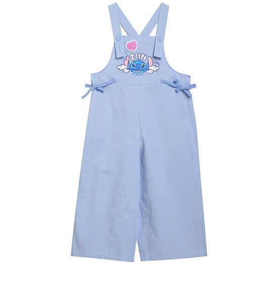 FOF KIDS Girl Dungarees Lilo & Stitch Light Blue. 100% оригинал