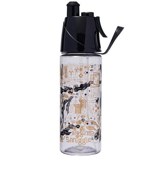 SMIGGLE Spritz Drink Bottle Livewire Plastic 560 mL Black. 100% оригинал