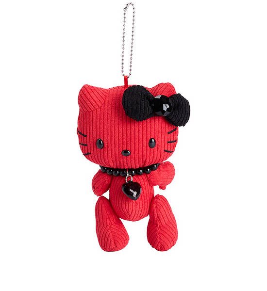SANRIO Keyring Mascot Plush Jewel Hello Kitty Red. 100% оригинал
