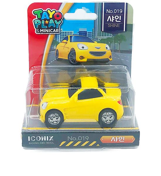 TAYO The Little Bus Vehicle Toy Shine - Tayo Play & Mini Car Yellow. 100% оригинал