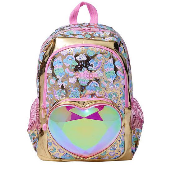 SMIGGLE Unisex Kids Backpack Radiant Classic Gold. 100% оригинал