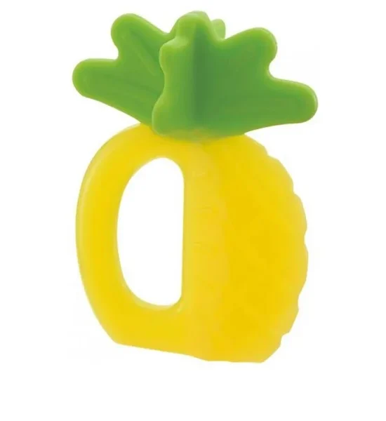 RICHELL Teether Pineapple with case 22027 Yellow. 100% оригинал