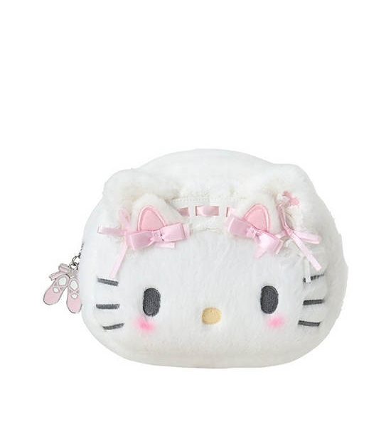 SANRIO Pouch Die-Cut White Cat Hello Kitty Multi-Color. 100% оригинал