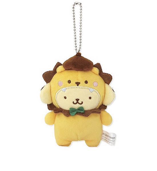 SANRIO Keyring Mascot With Ballchain Pom Pom Purin Multi-Color. 100% оригинал