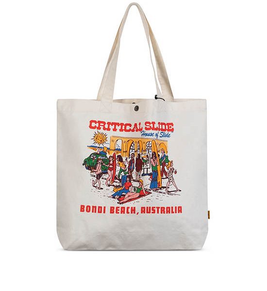 CRITICAL SLIDE Unisex Tote Bag Pavilion Sand. 100% оригинал