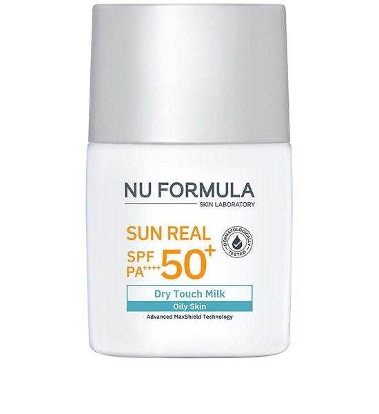 NU FORMULA Sun Real SPF50+ PA++++ Dry Touch Milk 15 g. 100% оригинал