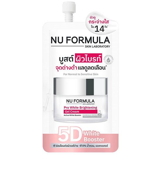 NU FORMULA Pro White Brightening Gel Cream 6 g. 100% оригинал