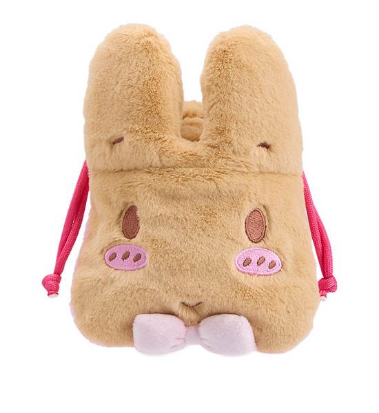 SANRIO Drawstring Bag Bloom Maron Cream Pink. 100% оригинал