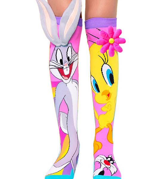 MADMIA Girl Socks Tweety and Bugs Multi-Color. 100% оригинал