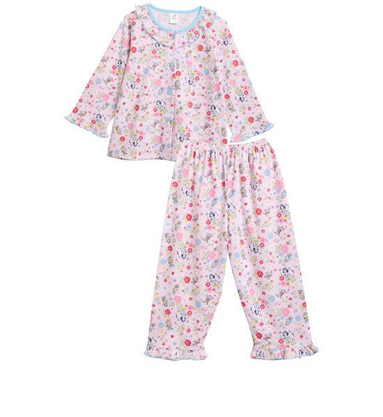 Angel Baby Girl Toddler Pyjamas Set Shirt Long Sleeves + Pants Snow White Print Pink. 100% оригинал