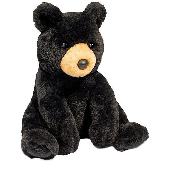 DOUGLAS CUDDLE TOYS Plush Forest Black Bear Black. 100% оригинал