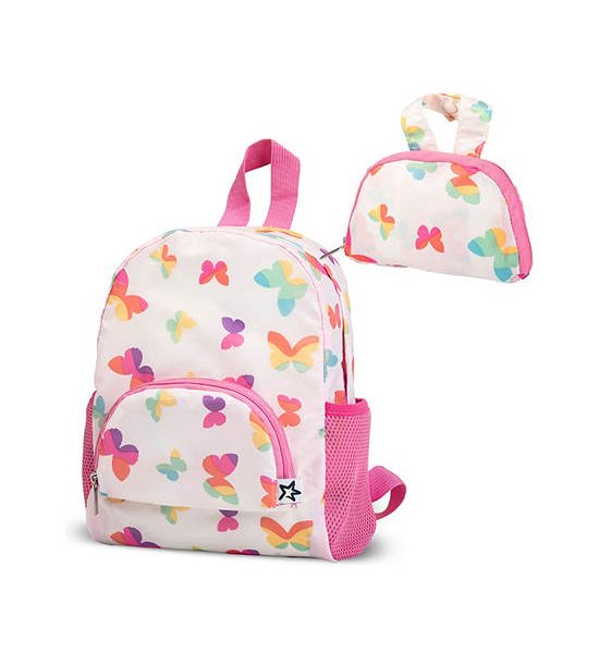 TINY TWINGLE Unisex Toddler Backpack & Pouch Waterproof Butterfly Cherry Blossom Pink. 100% оригинал