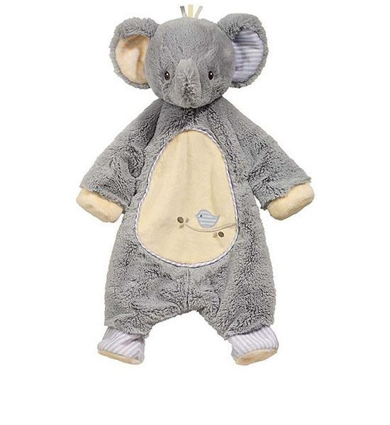 DOUGLAS CUDDLE TOYS Sshlumpie Joey Elephant Grey. 100% оригинал