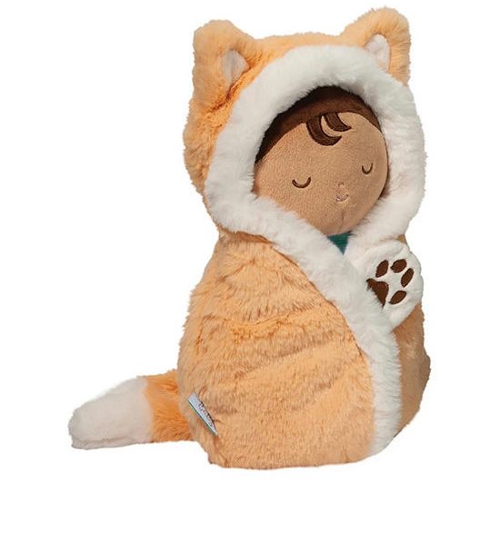 DOUGLAS CUDDLE TOYS Plush Baby Fox Hug Light Orange. 100% оригинал