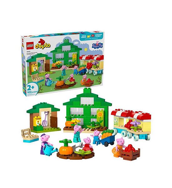 LEGO Block Toy Grandpa Pig'S Garden And Greenhouse 10461 Multi-Color. 100% оригинал