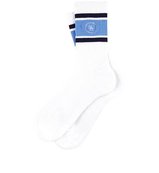 SPORTY & RICH Unisex Socks SRHWC Roller - White/Juniper/Navy. 100% оригинал