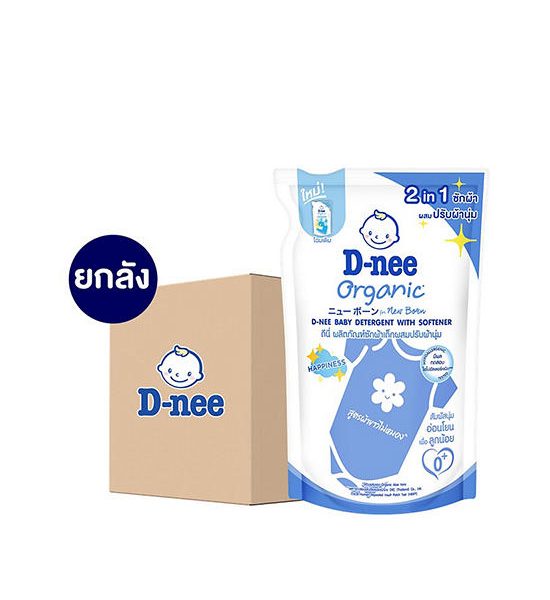 D-NEE Baby Laundry Detergent with Softener Happiness 460 mL (12 pcs) Dark Blue. 100% оригинал