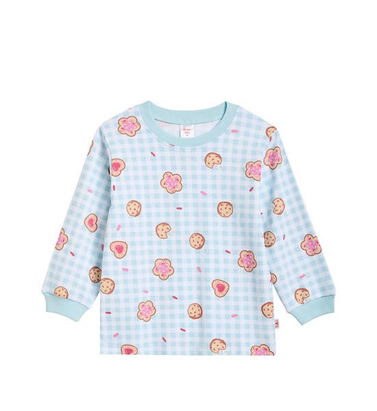 Angel Baby Girl Toddler Pyjamas Shirt Long Sleeve Cookie Green. 100% оригинал