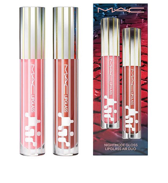MAC Nightmode Gloss Lipglass Air Duo Set. 100% оригинал