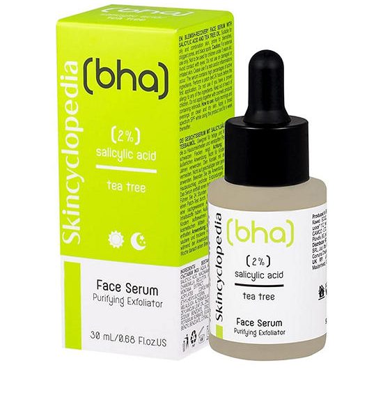SKINCYCLOPEDIA Face Serum with 2% Salicylic Acid + Tea Tree Oil 30 mL. 100% оригинал