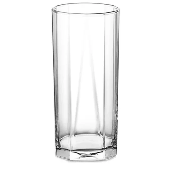 OCEAN Pyramid Long Drink Glass 380 mL Transparent. 100% оригинал