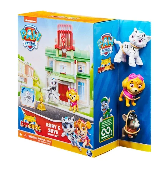 PAW PATROL Figure Paw Patrol Catpack Rory & Skye Multi-Color. 100% оригинал
