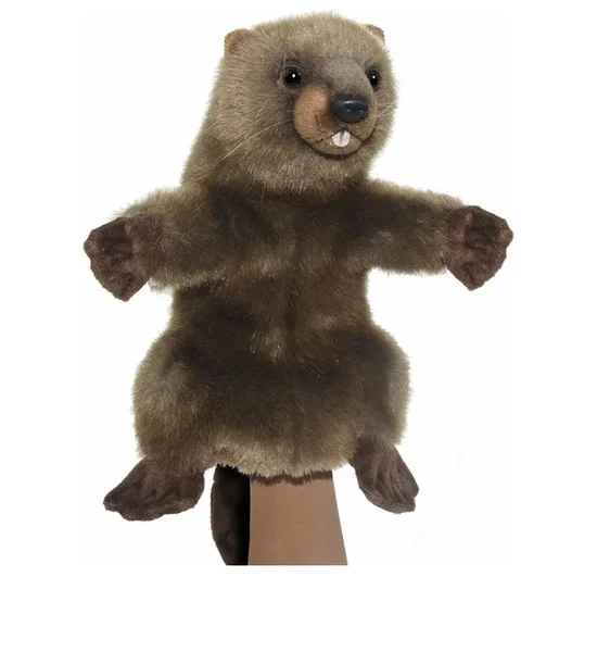 HANSA Beaver Puppet Doll 7959 Multi-Color. 100% оригинал