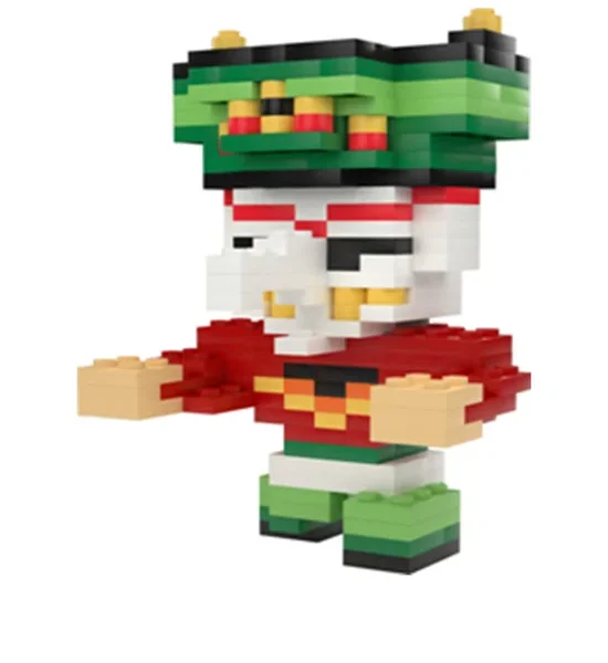 MEGA BLOKS Love Thailand 3 Phi Ta Khon Figure 3DX117 Multi-Color. 100% оригинал