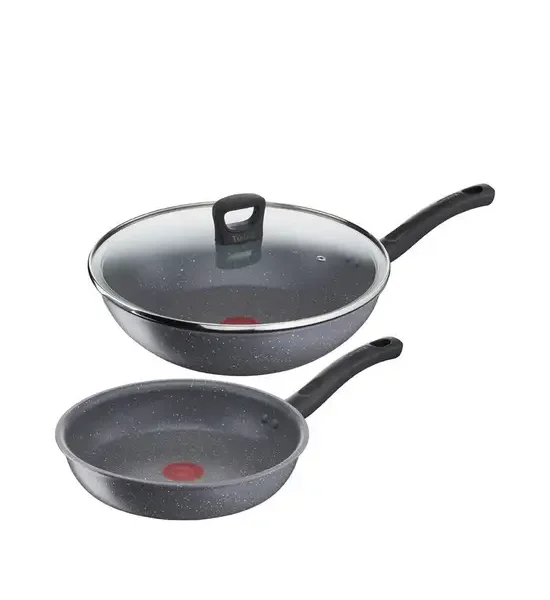 TEFAL Pan Cook Healthy Set 3 pcs. Medium Grey. 100% оригинал