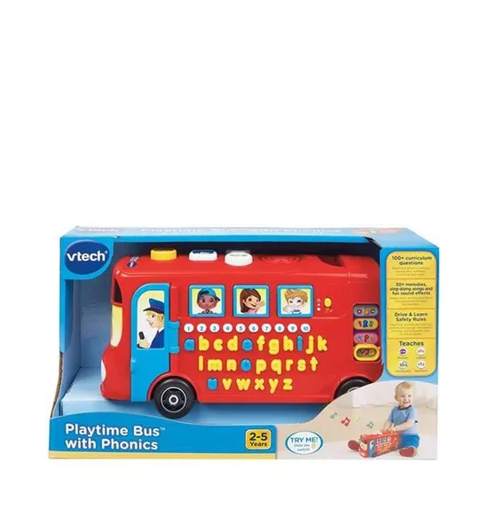 VTECH Playtime Bus With Phonics VT110150003000 Multi-Color. 100% оригинал