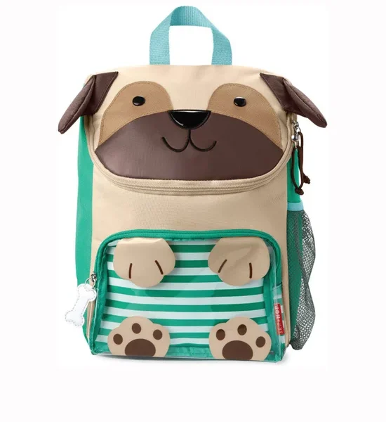 SKIP HOP Zoo Big Kid Backpack - Pug SH2109K4813100 Wood Brown. 100% оригинал