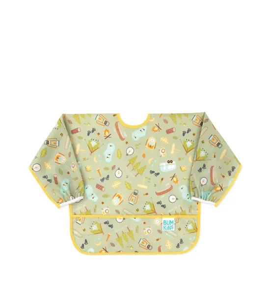 BUMKINS SleevedBib 6M CAMP SU63 Green Yellow. 100% оригинал