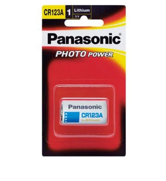 PANASONIC Lithium Photo CR123W  Red. 100% оригинал