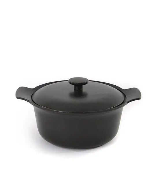BERGHOFF Ron Covered Casserole 24 Cm. Cast Iron 3900040 Black. 100% оригинал