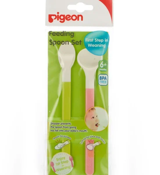 PIGEON Baby Feeding Spoon Set. 100% оригинал
