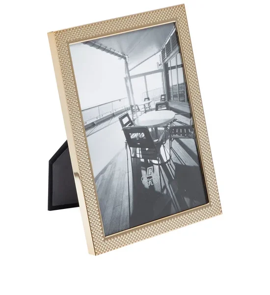 CENTRAL HOME Dot Border Picture Frame Size 8X10 C38280GL0A Nickel Plated Gold. 100% оригинал
