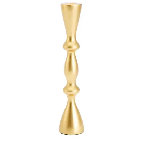 CENTRAL HOME Round Base Candlestick ALU Height 26 cm. Gold. 100% оригинал
