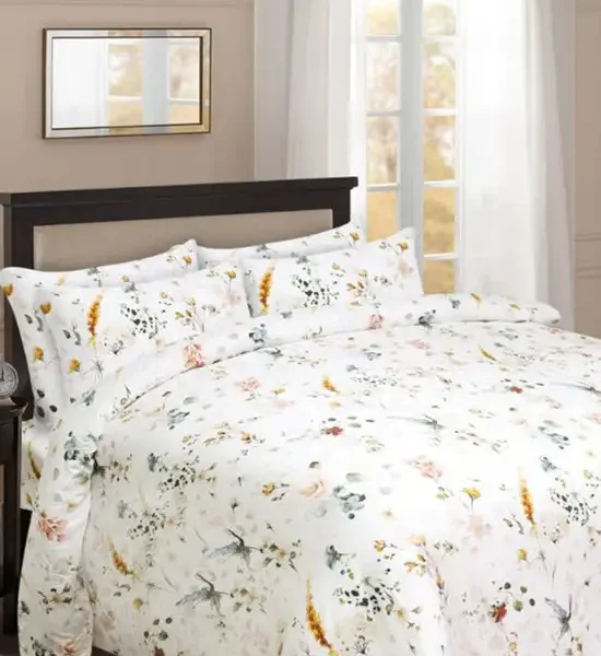 LEON COLOURFUL Collection Comforter 70X90 Inch (Twin Size) White. 100% оригинал
